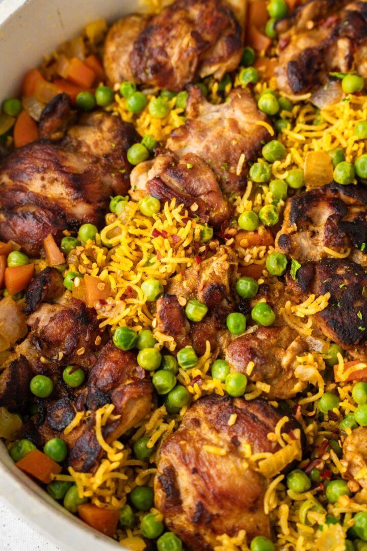Easy One Pan Chicken And Yellow Rice Recipe