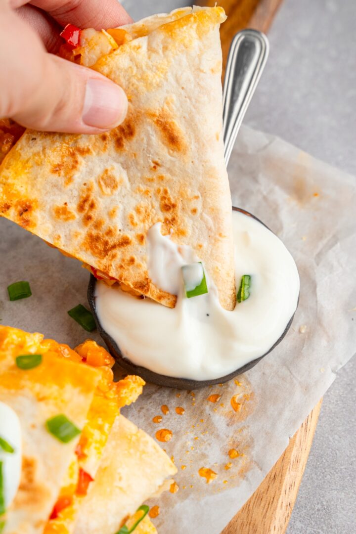 Easy Delicious Rotisserie Chicken Quesadilla Recipe